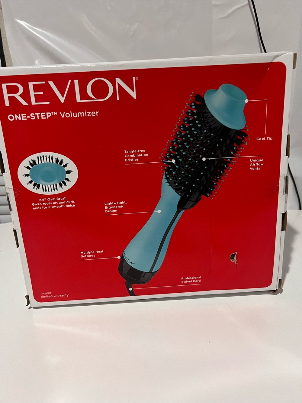 Revlon One-Step Volumizer Hair Brush - Teal and Black